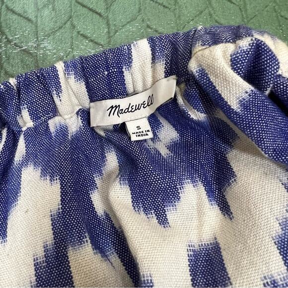 Madewell Balcony Off The Shoulder Top In Ikat Print - Picture 6 of 6